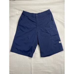 VTG Nike Silver Tag Blue Cargo Shorts Mens Medium Hybrid Skate 12”